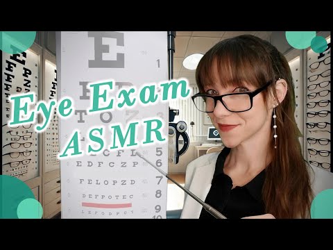 ASMR Eye Exam Roleplay 👓✨ | Personal Attention, Light Test, and Vision Check