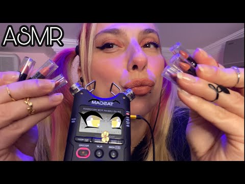 ASMR MOUTH SOUNDS 👄 RUJ DENEME ( Farmasi ) Try-on Haul Lipstick 💄