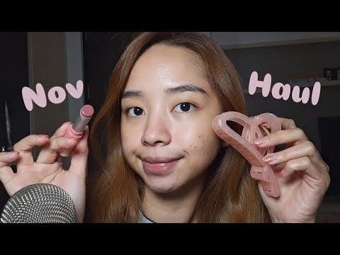 ASMR November Haul 🫶🏻