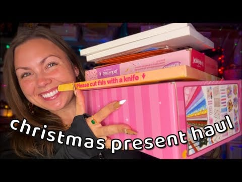 asmr/ a big update🎅🏽💚❤️ (Christmas gift HAUL)