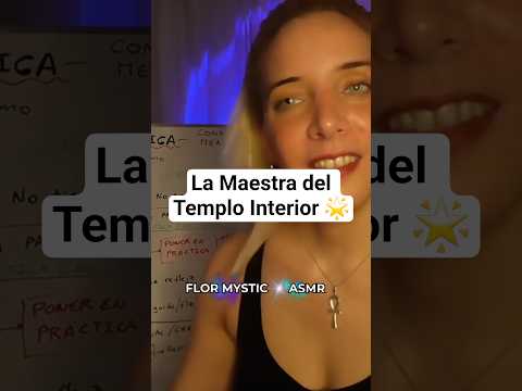ASMR LA MAESTRA DEL TEMPLO INTERIOR TE IMPARTE SU SABIDURÍA #asmr #asmrfantasía #asmrmágico #relax