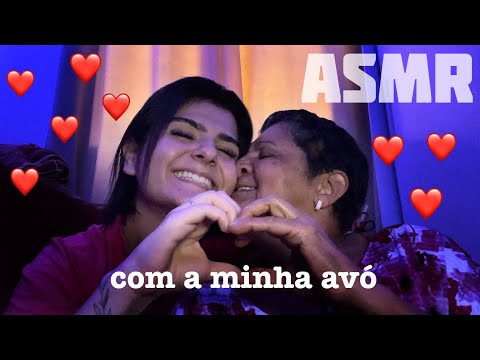 (ASMR) ENSINANDO MINHA AVÓ A FAZER