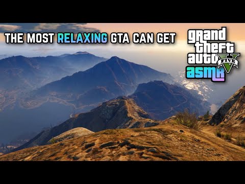GTA ASMR | Let's drive and hike up Mount Chiliad ⛰️ Ear to ear whispering