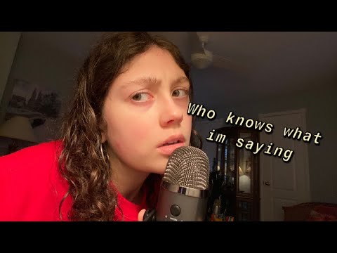 ASMR semi inaudible whispering