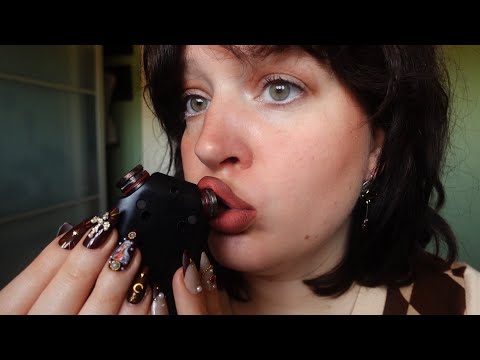 ASMR intense mic biting / ear eating with my tascam