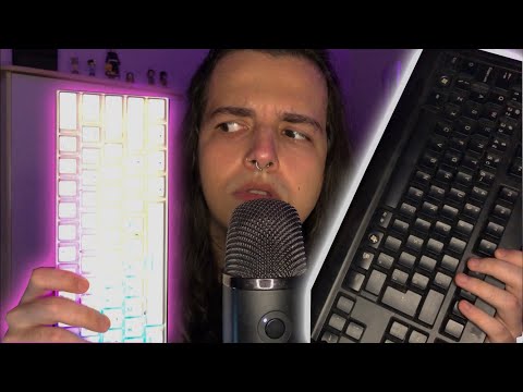 ASMR Teclado Mecânico VS Teclado Normal ⚡