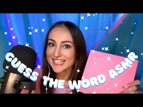 ASMR 👀 Guess the Words (easy, medium, & hard levels - answers at the end)