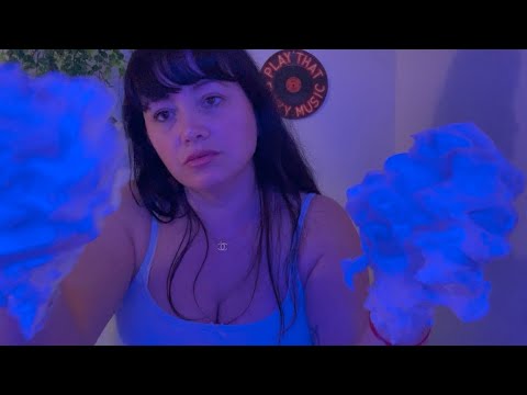 ASMR Shaving Cream/Fabric Scratching @aramoonasmr1111 #crunchyasmr  #asmr #triggersforsleep #relax 