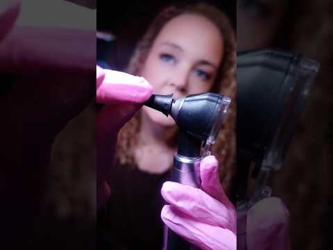ASMR Otoscope Ear Exam 👂 Binaural Tingles for Sleep #shorts