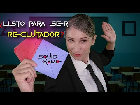 👋ASMR Escuela de Reclutadores ¿Quieres jugar? | Squid Game roleplay
