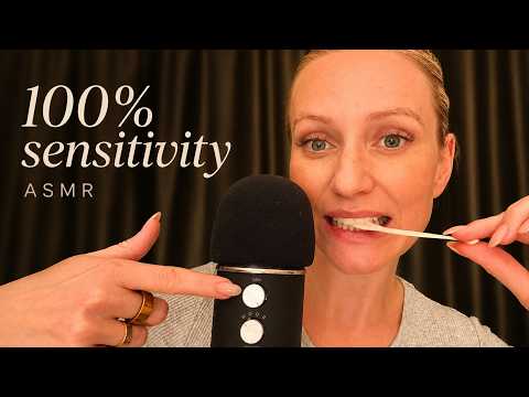 ASMR 100% Sensitivity Gum Chewing & Whisper Ramble 😴