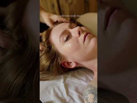 C R I S P Y scalp massage for tension relief #asmr #relax