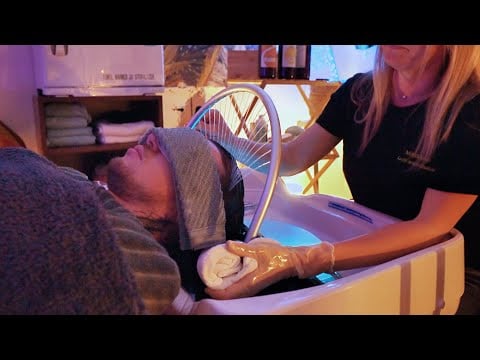ASMR : LE MEILLEUR HEAD SPA ! Coiffeur / massage