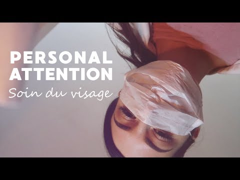 ASMR FRANCAIS ⚪️ SOIN DU VISAGE 🌺 pour se relaxer, attention personnelle