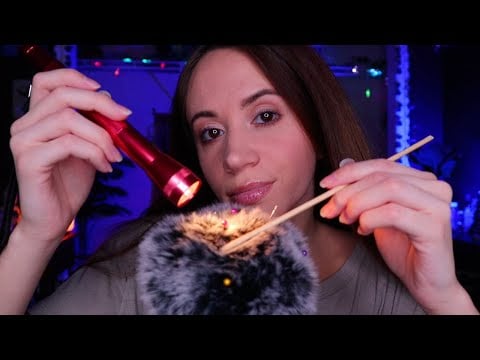 ASMR / Searching For BUGS (plucking, whispering, mic brushing)