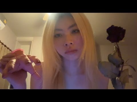 ASMR | My Decorations + Thing from Wednesday Touches Your Face 🫳