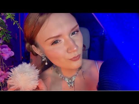 ASMR live😍 Best triggers - Best tingles ✨Mouth sounds, fluffy mic 🐰