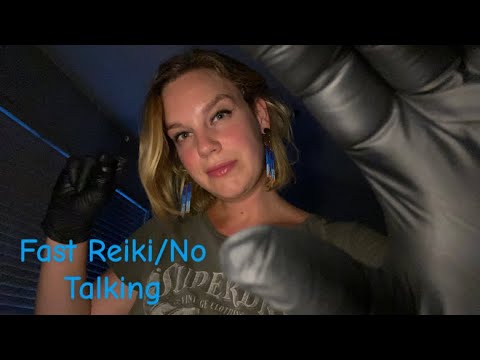 [ASMR] Fast & Aggressive Reiki-Style With Gloves * NO TALKING *