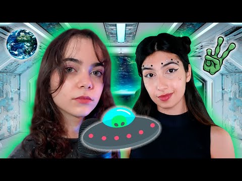 ASMR Aliens examinando você 👽 | Collab @ConseviASMR