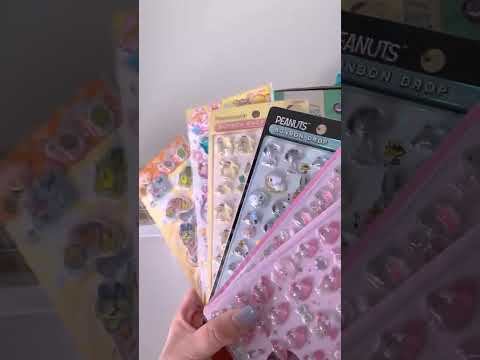 無料で1個ゲット出来るならどれがいい？🦄📱🎫 #asmr #シール帳