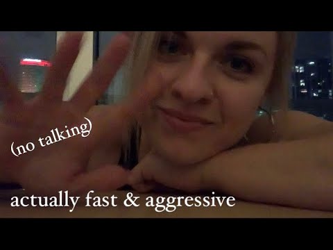 💫Fast & Aggressive ASMR No Talking // Random Unpredictable Lofi Triggers Camera Tapping, Scratching