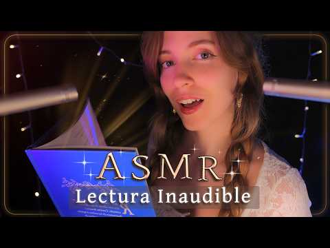 ASMR Lectura inaudible para dormir 💗 ¡de oreja a oreja!🌜