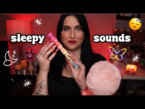 ASMR | Sleepy Sounds & Whispers 💫😴 | Random Trigger Assortment