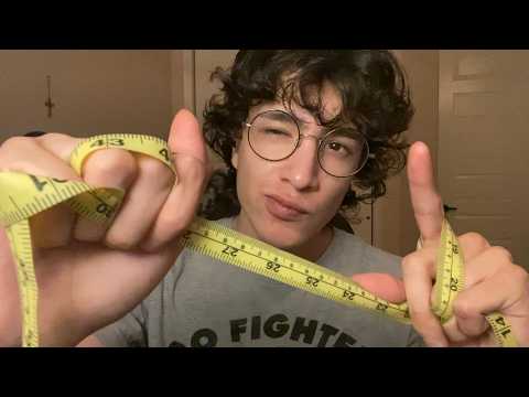 ASMR Measuring Your Pretty Face & Writing It Down 💤📏