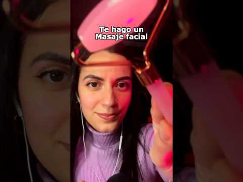 TE HAGO UN MASAJE FACIAL 💜 #asmr #shorts