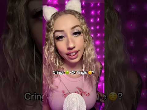Did u cringe?? 😬 #asmr #asmrvideo #asmrsounds #asmrtriggers #tingles #cringe