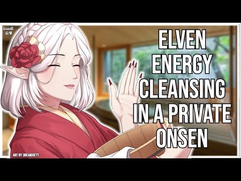 3DIO ASMR | Ancient Elven Onsen Energy Cleansing Ritual 🫧🪄| British Accent