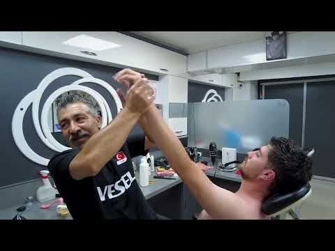 ASMR FOR LONELY! EXCELLENT SEAT MASSAGE.YOU HAVEN'T SEEN A CHEST MASSAGE LIKE THIS