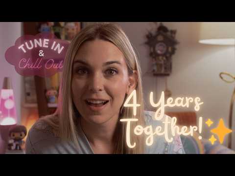 4 Years of Show Up & Glow 💛 Cozy Chat, Coloring & Reflection ✨ Soft Spoken ASMR