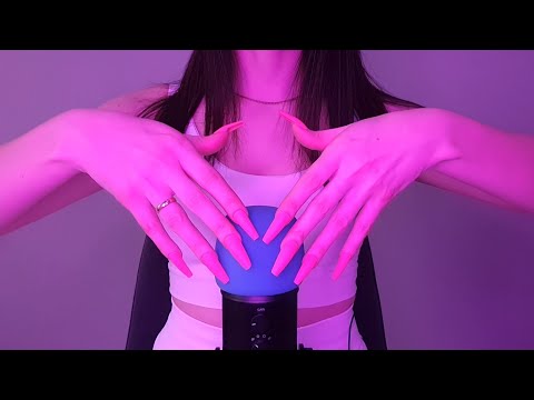 ASMR Sleep Inducing Mic Scratching - Brain Massage  MICS 🎤 & Nails 💙 No Talking