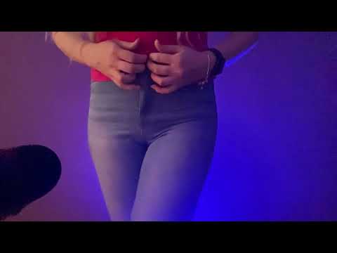 ASMR   Jeans sound    Fabric Scratching