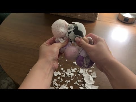 ASMR First Time Clay Cracking | Experimental
