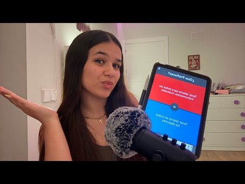 asmr jugando al qué prefieres :)