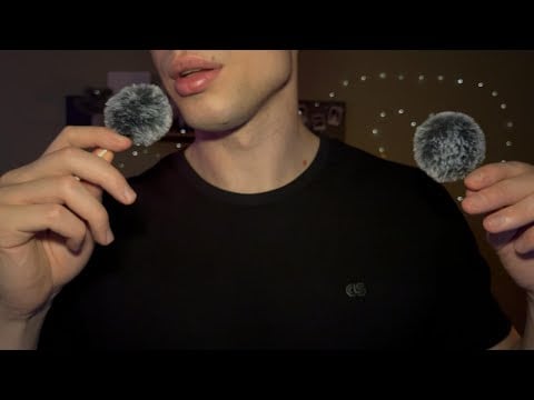 ASMR | Ear to Ear Whispering & Mouth Sounds 🎧 (new mic test)