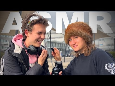 Students try ASMR (Collab with @LUVEYASMR )