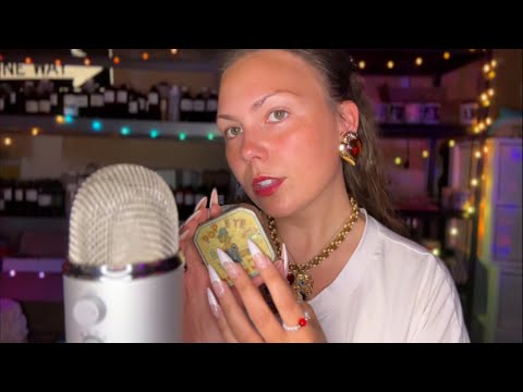 asmr/ a big HAUL of random vintage items☺️🌊☀️
