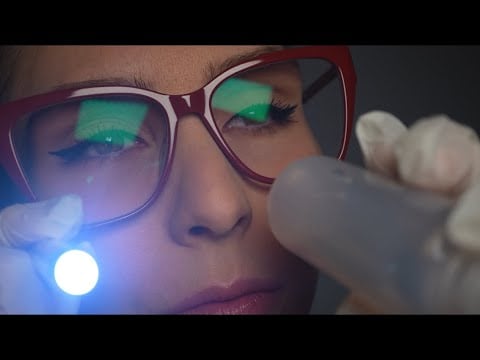 ASMR EYE EXAM 🫥 You have extremely small pupils (LIGHT TRIGGERS)