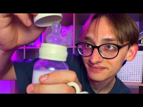 Nightmares? Can’t Sleep? Let Dad Take Care of You (bottle feeding, praise)