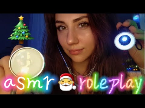 *ASMR ROLEPLAY* Córka Świętego Mikołaja opatruje twoją ranę 👼🤶 (whispering, light triggers)