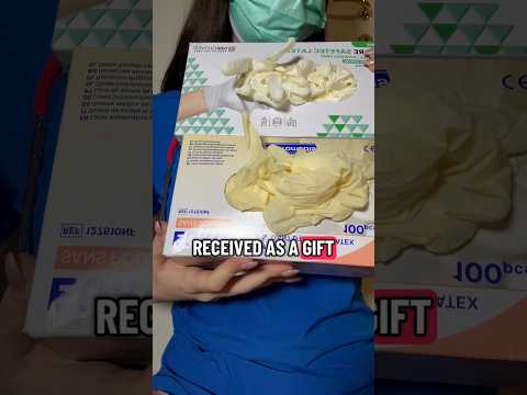 Reviewing these 2 new boxes of gloves #medicalexam #latexgloves