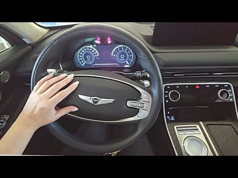 Car ASMR | Tapping and Scratching  | Soft Spoken | Lo-fi | Genesis GV80 | Lo-fi 