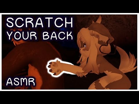 Scratching Your Back [VR ASMR] [Phantom Touch] [Scratching Thick Fur] [Ambient Fire Sounds]