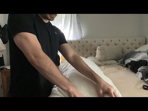 ASMR Back Massage | Primary Focus: Latissimus Dorsi