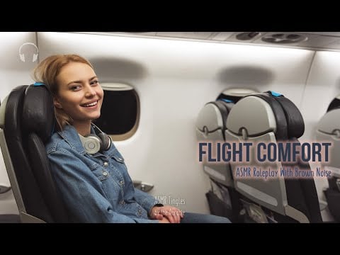 [ASMR] ★ Help during take off - Flight Comfort Roleplay ★ [personal attention] [F4A] [binaural]