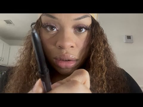 ASMR Doing Your Makeup Fast Application and Whispers 💕 TINGLES