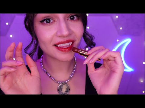 ASMR Vampire Applies 'Vampy' Lipsticks Collection 💋🧛‍♀️💄